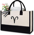 TOPDesign Embroidery Constellation Canvas Bag for Women