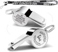 Letters Coach Gifts, Whistle for Coaches, Whistle Emergency, Thank You Coach Gifts, Coaches Whistle with Lanyard Cheer Coach Gift for Men Women Teachers Referees School Sports Coach Outdoor, Letter F