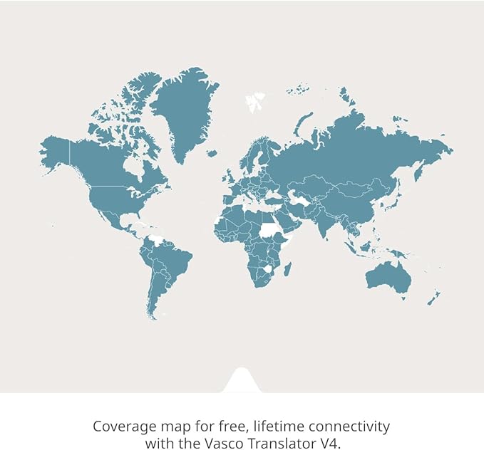 Vasco V4 Language Translator Device | 112 Languages | Free Lifetime Internet in Almost 200 Countries | Cobalt Blue