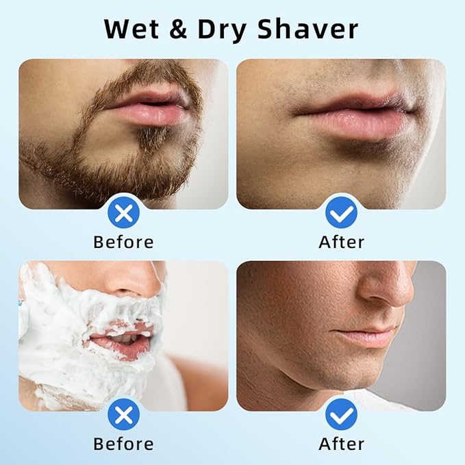 Mini Electric Razor, Facial Hair Removal for Women: Rechargeable Waterproof Shaver – Cordless Travel Razor for Face, Underarms & Sensitive Areas, Portable Grooming Gift, Electric Razors for Women, Red
