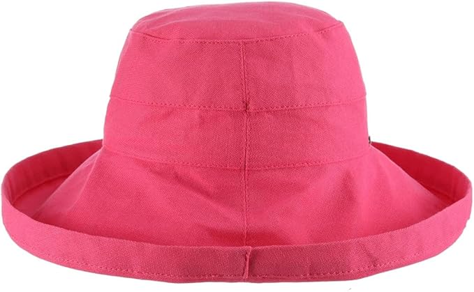 Scala Women's Cotton Hat with Inner Drawstring and Upf 50+ Rating