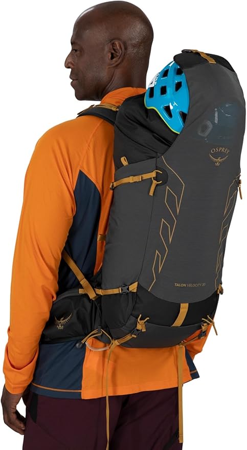 Osprey Talon Velocity 30L Men's Hiking Backpack, Matcha Green/Lemongrass, S/M