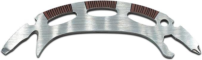 Star Trek Klingon Bat'leth 6-In-1 Multitool Kit | Includes Screwdriver, Wrench, Bottle Opener, Cord Cutter, Hand Tools | Pocket-Sized Portable Survival Camping Tool