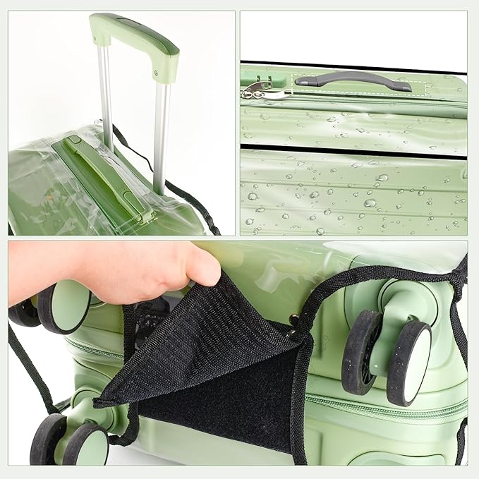 Thicken Clear Luggage Cover Protector, 26" PVC Luggage Covers for Suitcase Waterproof Dustproof Anti-scratch Travel Suitcase Covers Case for Wheeled Luggage