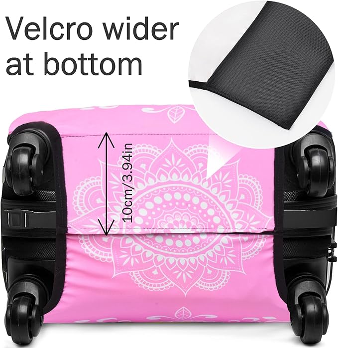Luggage Cover for Suitcase Elastic Suitcase Cover Protector, Carry On Luggage Sleeve Anti Scratch Travel Essentials Fits 23-26