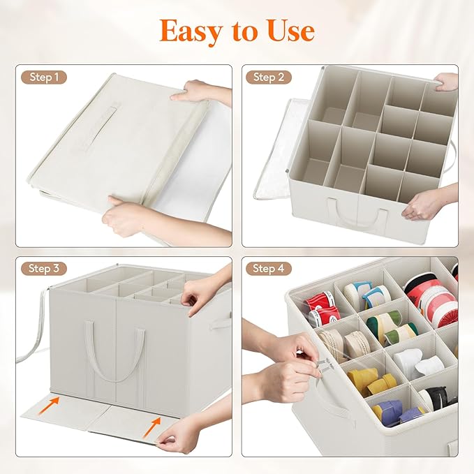 Lifewit Shoe Storage Organizer for Closet, Fits 12-16 Pairs, Large Shoe Box Storage Containers with Clear Cover and Reinforced Handles, Foldable Storage Bins Fits for Boots Heels Sneakers White