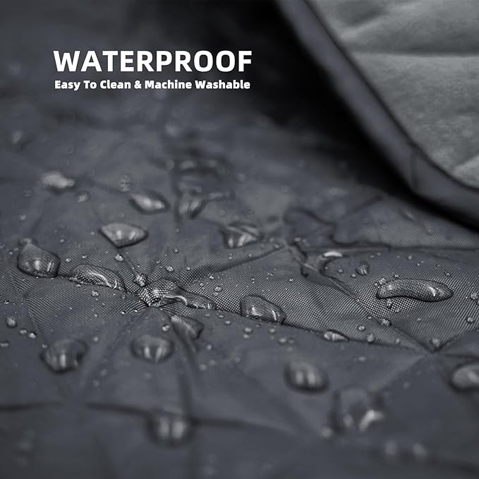 Outdoor Waterproof Blanket, Foldable Fleece Stadium Blanket for Outdoor Sports Event, Camping, Concerts, Car, Pet, Picnics - Windproof, Wearable, Machine Washable 80" x 58"