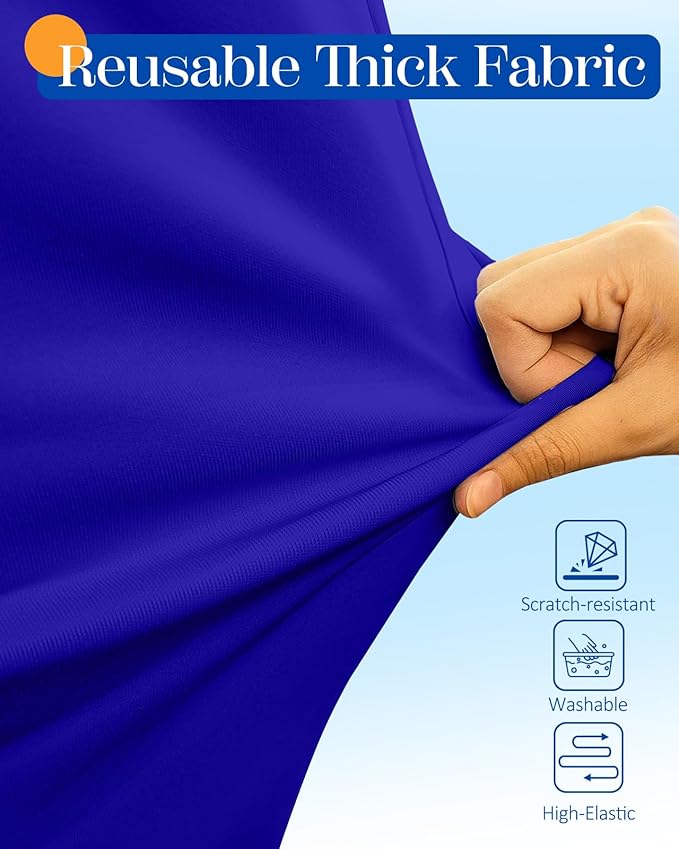 Slohif Luggage Cover for Suitcase Tsa Approved Protector - Luggage Sleeve Suit Case Cover Travel Stretch Large Baggage Case Protective Washable Fit 29-30 Inch Blue
