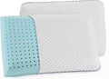 WEEKENDER Gel Memory Foam Pillow - King Size - 2-Pack - Medium Plush Feel - Neck & Shoulder Support - For Back, Side, & Stomach Sleepers - Home, Hotel, & Hospital Essentials