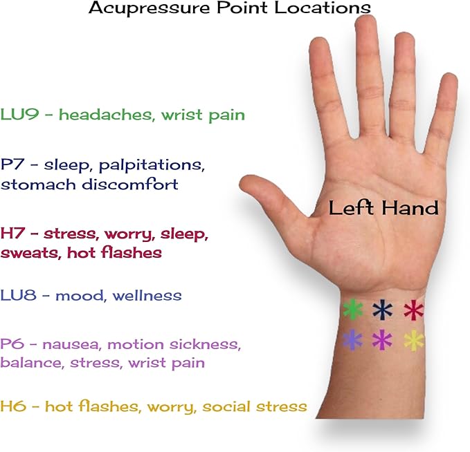 AcuBalance Motion Sickness Bracelets – Comfortable Waterproof Acupressure Band for Natural Nausea Relief, Ideal for Travel (Pair), Pink (XSmall 5)