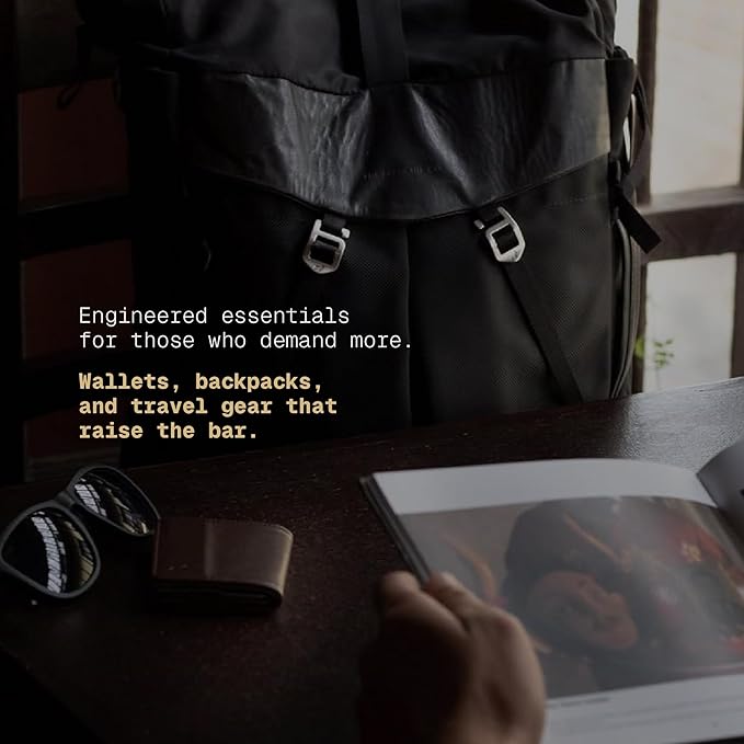 The Frenchie Co. - Work/Travel Speed Backpack - Expandable 23 to 30 liters - Anti-theft magnetic closure - Ballistic nylon with padded laptop compartment and minimalist professional design