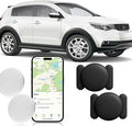 No Subscription Vehicle GPS Tracker,Portable Car GPS Tracker Work with Apple Find My（iOS Only,Mini Magnetic GPS Device Full Coverage Pinpoint Vehicle Location Elderly Children Pets (Black,2PCS)