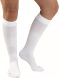 Medical Grade Compression Socks for Men & Women 15-20 mmHg by OrthoSleeve (White, Medium)