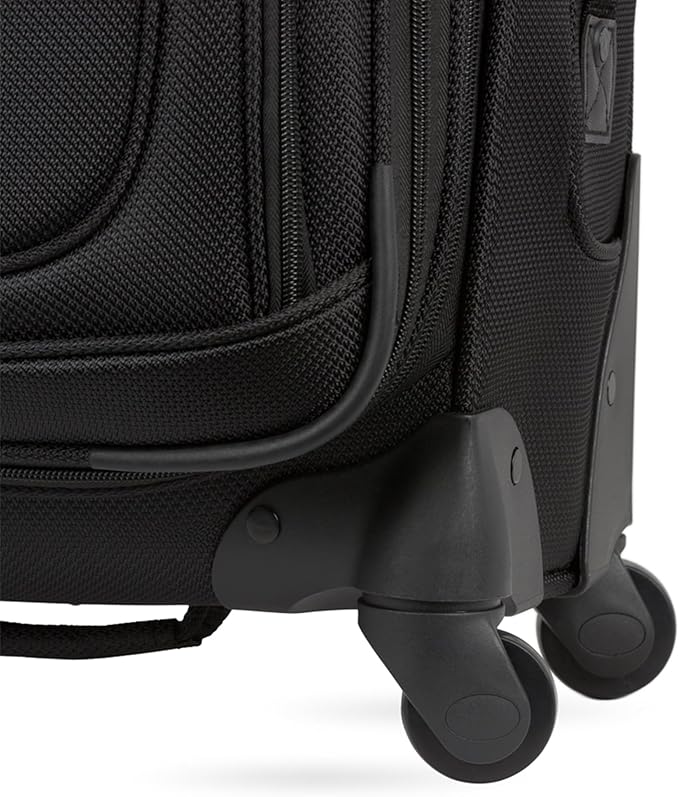SwissGear Sion Softside Expandable Luggage, Black, 2-Piece Set (21/29)