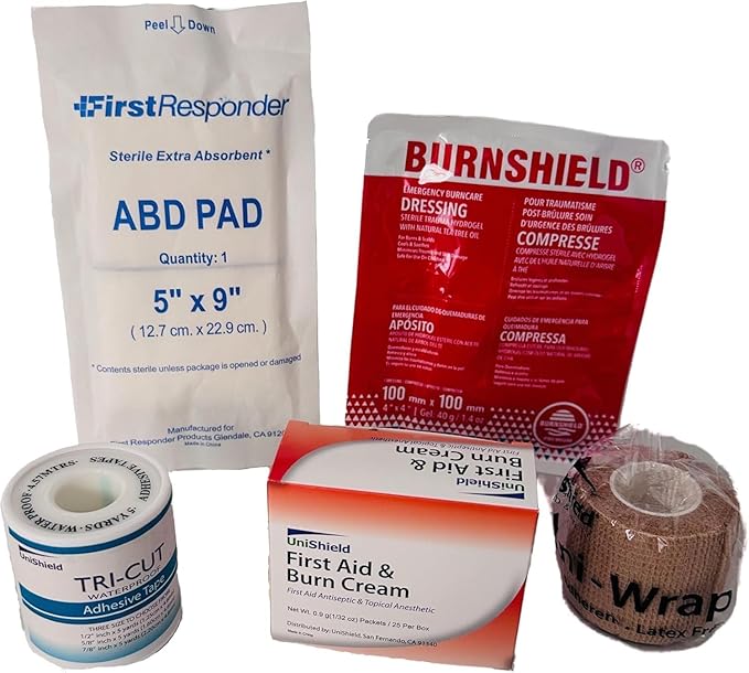 4-Shelf Metal 1st Aid Cabinet Class B, Large Capacity First Aid Wall Mount Medicine Cabinet, Secure Metal Med Box with Easy Access, Exceeds OSHA/ANSI Z308.1 2015, Over 775-Pieces