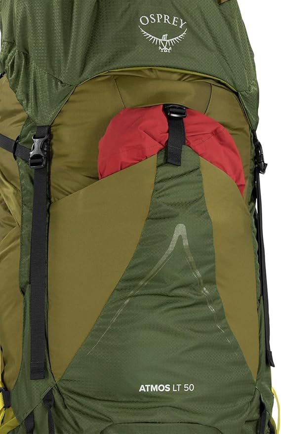 Osprey Atmos AG LT 50L Men's Backpacking Backpack, Black, L/XL