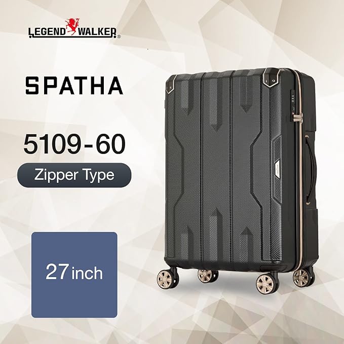 LEGEND WALKER SPATHA Hardside Expandable Luggage, 27-inch, Mocha, 5109-60-MC