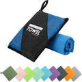 Microfiber Travel Towel, Soft Lightweight Quick Dry Towel, Super Absorbent Compact Travel & Sports & Beach Towels for Camping, Backpack, Gym, Swimming, Yoga, Hiking (XS:12"×24" -Blue)