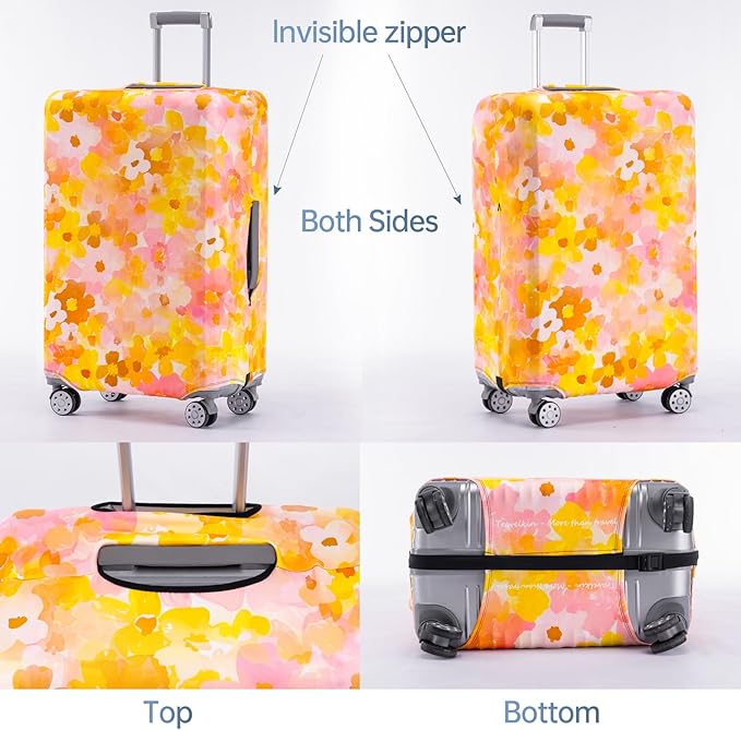 Travelkin Luggage Covers For Suitcase Tsa Approved,Suitcase Cover Protector Fit 29-32 Inch Luggage