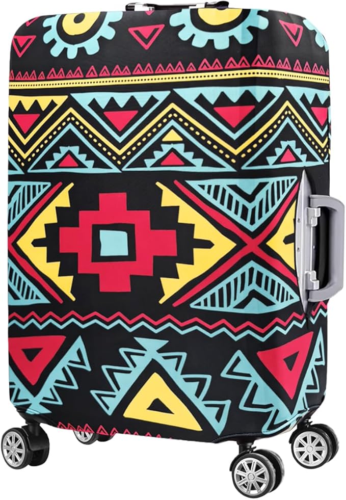 7-Mi Travel Luggage Cover Elastic Sleeve 29"-30" Anti-Scratch Suitcase Protector Cover Size XL, Bohemia
