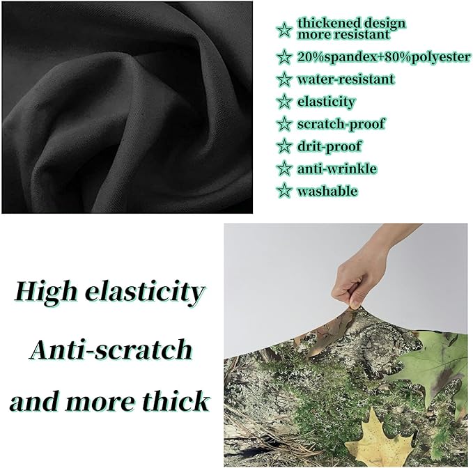 Luggage Cover Plus - Camo Tree Travel Suitcase Cover for 18-20 inch Luggage (S) with Concealed Zipper, Washable Elastic Cloth, Dustproof, Anti-Scratch