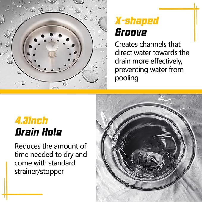 Small Kitchen Sink,15x20 Inch Bar Sink Stainless Steel Drop In Small Kitchen Sink Ideal Choice For Small Space Nice As Toprmount Prep Sink,RV Kitchen Sink With Bottom Grid,Soap Mat And Drain Assembly