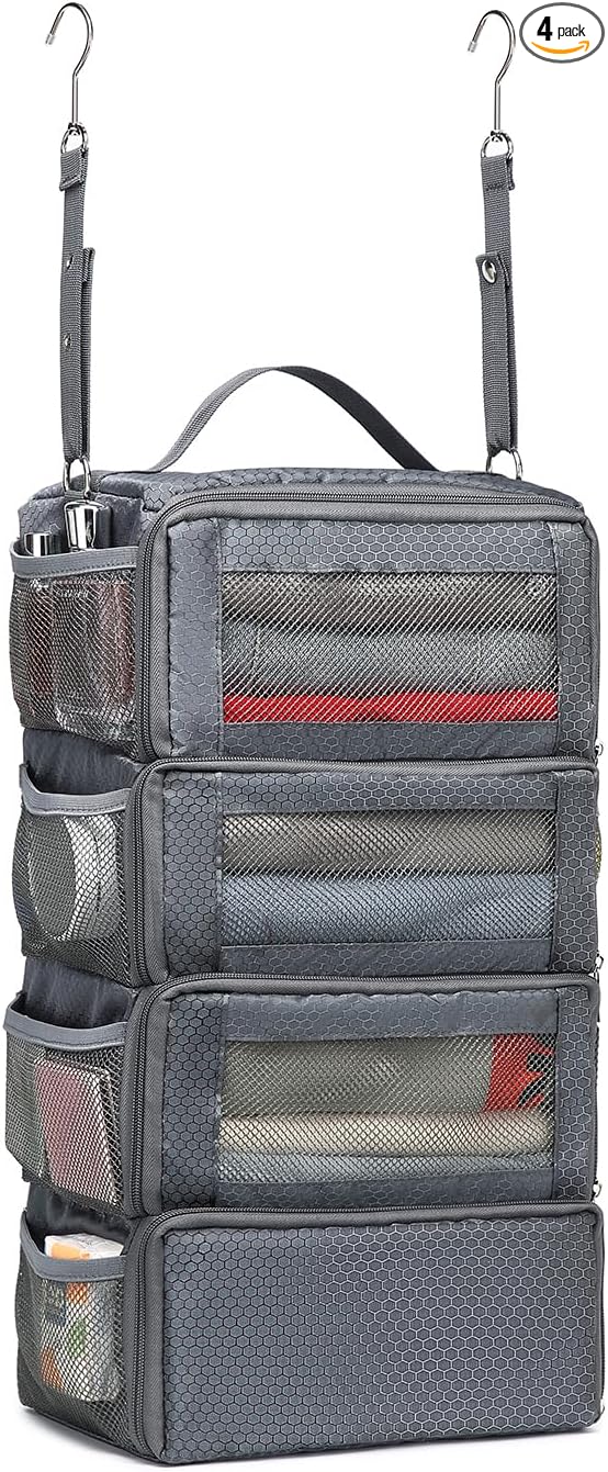 Suitcase Organizer Travel Bags Organizer for Luggage Compression Hanging Packing Cubes for Travel Carry on Closet (Bag Only)