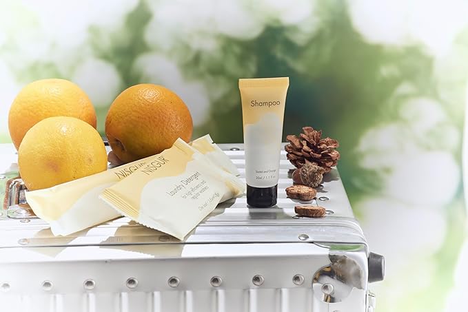 Double Sealed Hotel Conditioner Bulk 100 Pack Individually Wrapped Travel Size Conditioner Aloe and Green Tea Extract Infused Hotel Supplies and Toiletries for Guest