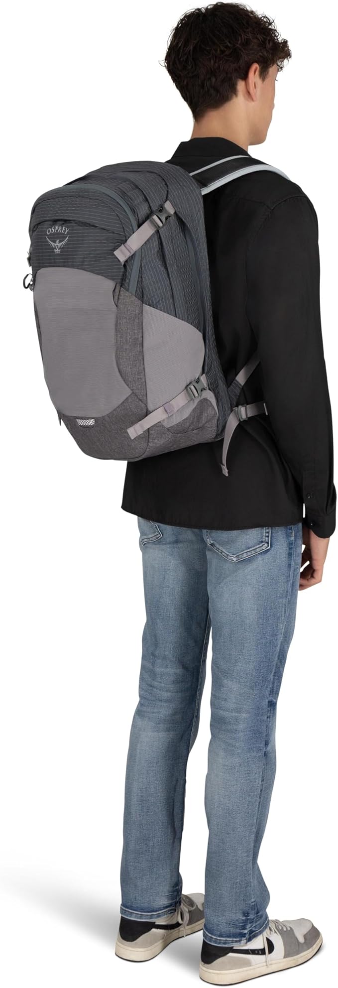 Osprey Nebula Commuter Backpack, Tungsten Soundwave/Grey Heather