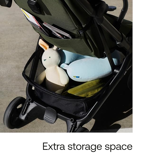 Bugaboo Butterfly 2 Travel Stroller, Ultra-Compact One-Second Fold, Lightweight and Airplane-Friendly (Green)