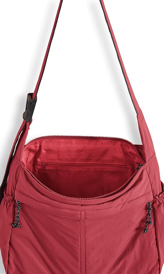 ODODOS 20L Crossbody Tote Bag Large Capacity Lightweight Hobo Shoulder Sling Bags for Gym Shopping Beach Travel