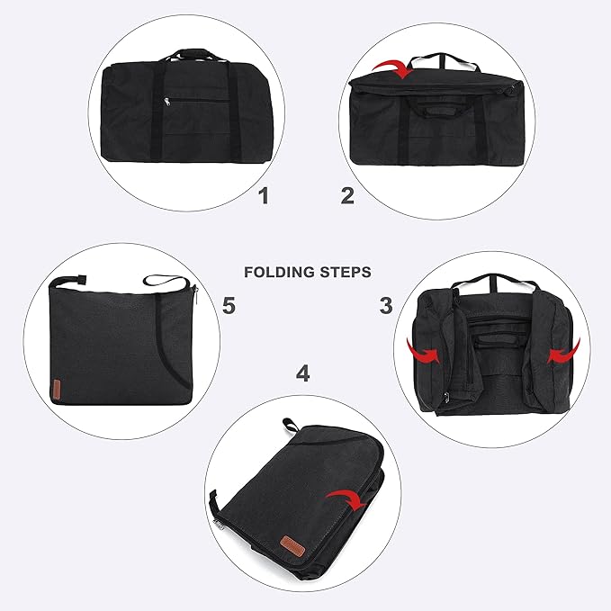 100L Duffle Bag for Travel, Extra Large Foldable Waterproof Travel Duffel Bags Weekender Overnight Bag for Men and Women with Shoe Compartment