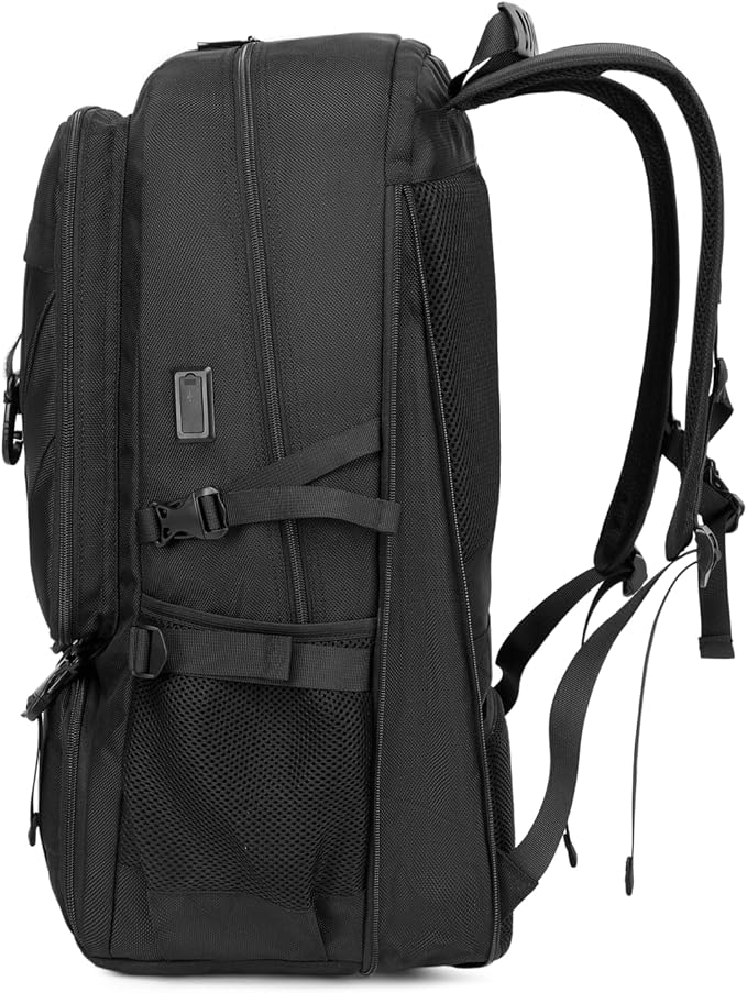 18.4 Inch Large Travel Backpack with Shoe Compartment,80L Water Resistant Anti Theft Backpacks with USB Charging Port,Carry on Flight Approved Laptop Bag Multiple Backpack (Fits above 5.91 ft height)