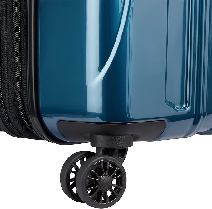 DELSEY PARIS Helium Aero Hardside Expandable Luggage with Spinner Wheels, Teal, 2-Piece Set (21/24)