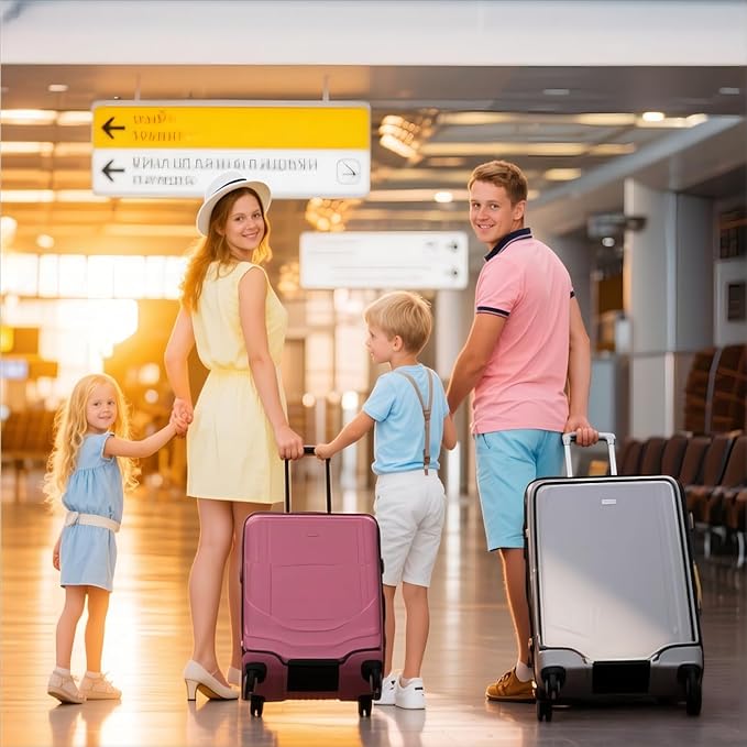 3 PCS Luggage Covers for Suitcase TSA Approved,20/24/28 Inch Transparent Luggage Protector 1.5mm Thickness Suitcase Protector Cover TAS Approved Suitable for Long Travel Accessories