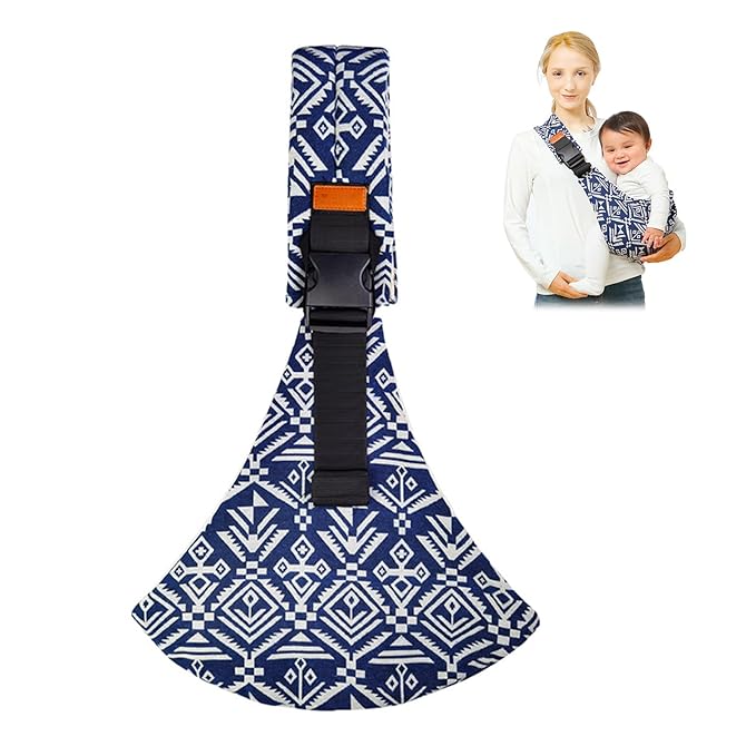 Baby Sling Carrier,Toddler Carrier, 2025 New Baby Sling,Portable and Lightweight Sling,Non-Slip Hip Seat Carrying 10-30lbs(Bluesail)