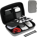 ProCase Hard Travel Electronic Organizer Case for MacBook Power Adapter Chargers Cables Power Bank Apple Magic Mouse Apple Pencil USB Flash Disk SD Card Small Portable Accessories Bag