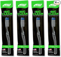 Dr. Nicks White & Healthy The Big Clean Large Toothbrush Medium Soft - Bulk Toothbrushes (4 Pack) - Dentist Designed Deep Gum Toothbrush - Large Head Medium Soft Toothbrushes for Adults