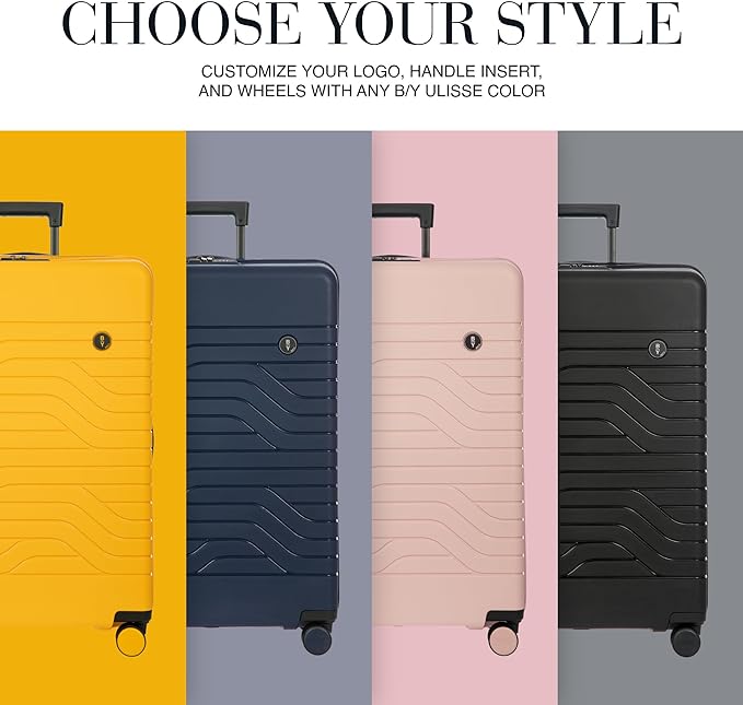 Bric's 28" Expandable Spinner Suitcase - Travel Luggage with TSA-Approved Lock and Hard Shell Exterior - B|Y Ulisse - Ocean Blue