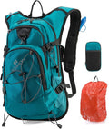 Hydration Backpack Pack with 2L Water Bladder 18L Hiking Backpack Women Men Lightweight Hydropack Insulated Daypack for Biking, Running, Festival