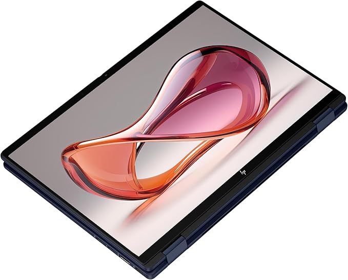 HP OmniBook X Flip 2-in-1 Copilot+ Laptop, Intel Ultra 7-256V, 16 GB LPDDR5x RAM, 1 TB PCIe SSD, 14" 2K (1920x1200) Touchscreen, Intel Arc 140V, Backlit Keyboard, W11 Pro, Atmospheric Blue