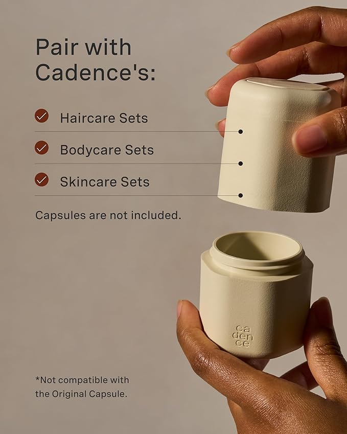 Cadence Extender - Add On to Any Flex Magnetic Containers with Lids,Extension to Travel Bottles for Toiletries - Carry On Travel Essentials For Women/Men - Adds Additional 1.43 fl oz - 3pk, Charcoal