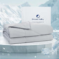 Dream Valley® Outlast® Deepsleep Cooling Comforter, Full/Queen Size, NASA-Grade Space Technology Cooling Blanket for Hot Sleepers Night Sweats, Q-Max > 0.45 Aerocool™ Breathable, Light Grey, 90"x90"