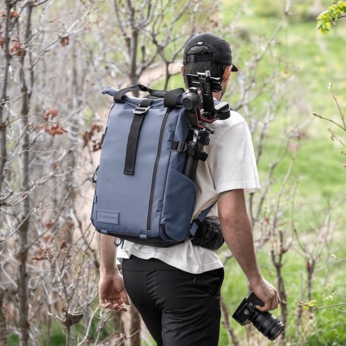 WANDRD All New PRVKE 41L V4: Weatherproof Travel and Camera Backpack, Everyday Carry Bag with Laptop Sleeve, Quick Side Access, Rolltop Expansion, Clamshell Opening – Versatile Photography Backpack
