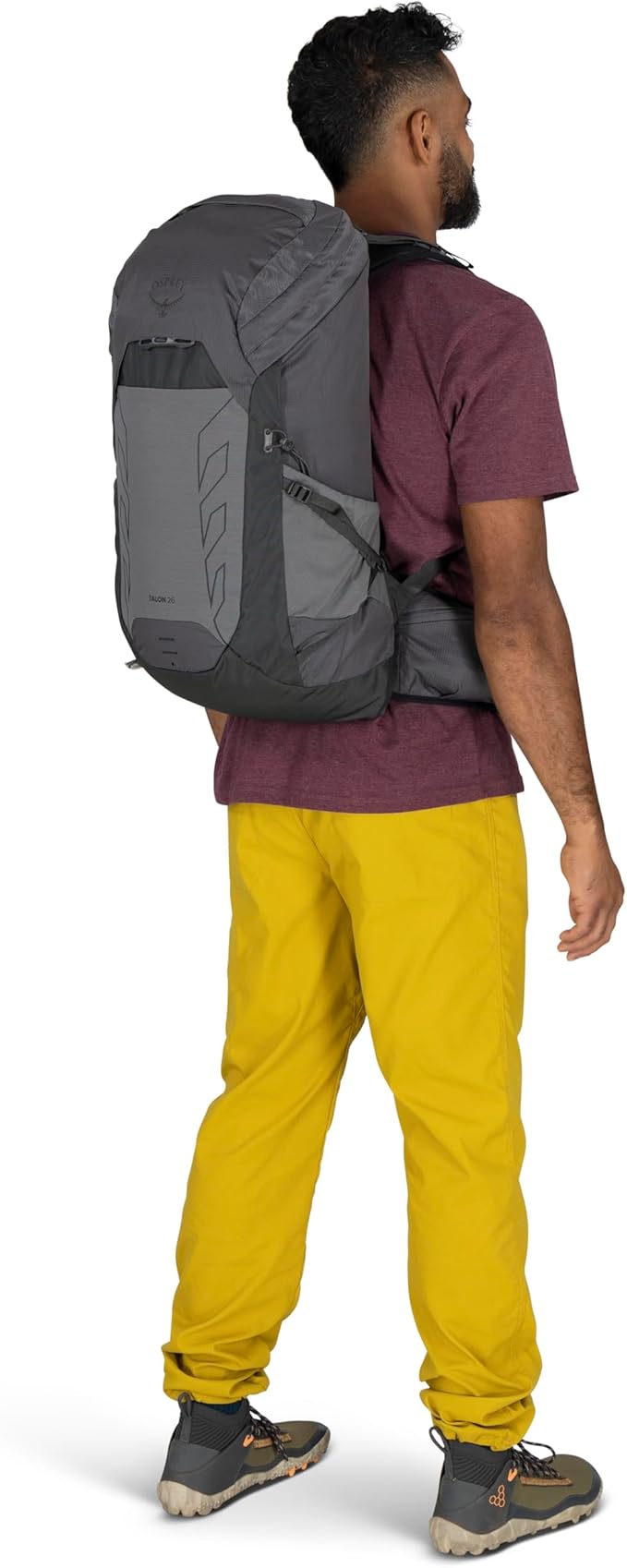 Osprey Talon 26L Men's Lightweight Hiking Backpack with Hipbelt, Frosty Mint Green/Night Shift