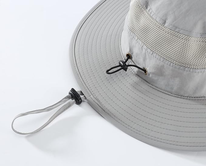 Home Prefer UPF 50+ Men's Sun Hat Wide Brim Bucket Hat UV Protection Hat for Mens Womens Beach Safari Gardening Golf Fishing