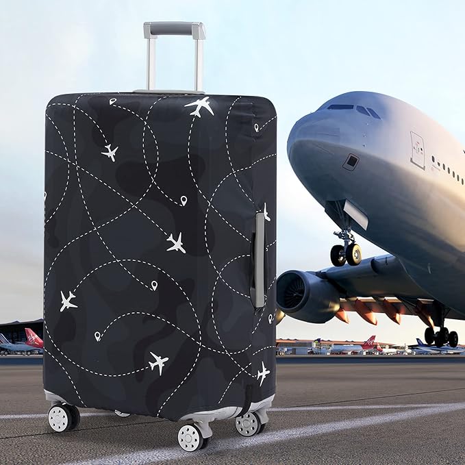 Travelkin Luggage Covers For Suitcase Tsa Approved,Suitcase Cover Protector Fit 18-32 Inch Luggage (XL for 29-32 Inch Luggage)