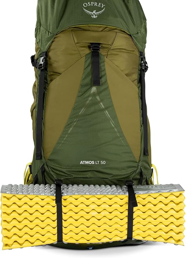 Osprey Atmos AG LT 50L Men's Backpacking Backpack, Night Shift/Scoria Blue, S/M
