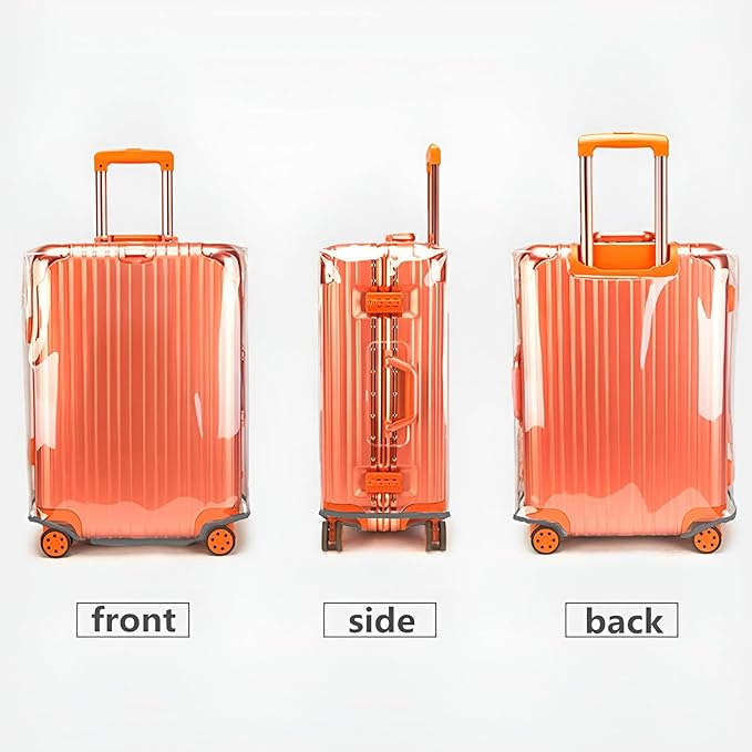 30 Inch Suitcase Cover for Luggage,3mm Thickness Full Clear Luggage Covers for Suitcase TSA Approved Suitable 30-31 Inch Suitable for Long Travel Accessories