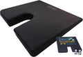 LiquiCell Coccyx Seat Cushion, Aid for Tailbone Pain Relief, Sciatica Pain, Back Support | Donut Like Butt Pillow for Long Hours Sitting at Home/Office Chair (20" W x 18" L x 2.5" H)